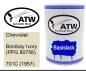 Preview: Chevrolet, Bombay Ivory (PPG 80756), 701C (1957): 500ml Lackdose, von ATW Autoteile West.